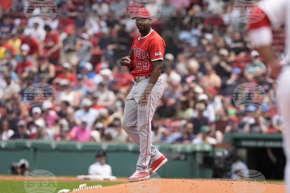 Angels Red Sox Baseball