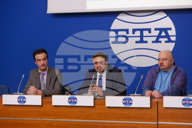 Национален пресклуб на БТА София - Юбилейна пощенска марка „125 години от първите новини на БТА“