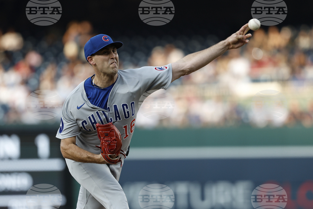 Cubs Nationals Baseball