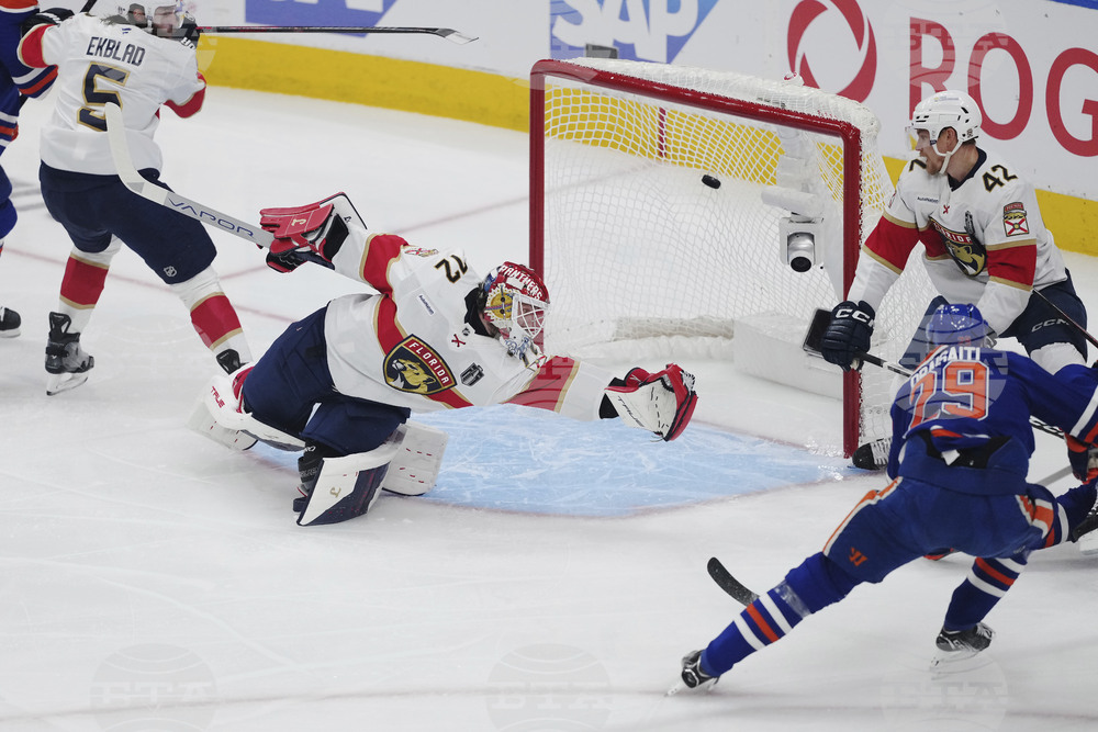 Stanley Cup Panthers Oilers Hockey