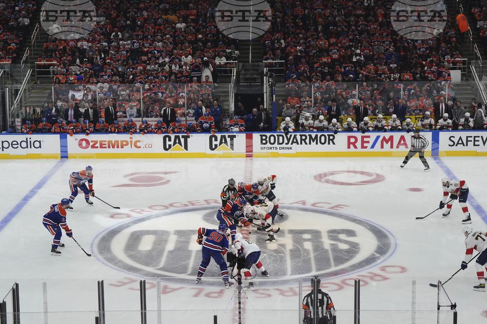 Stanley Cup Panthers Oilers Hockey