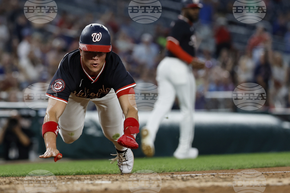 Cubs Nationals Baseball