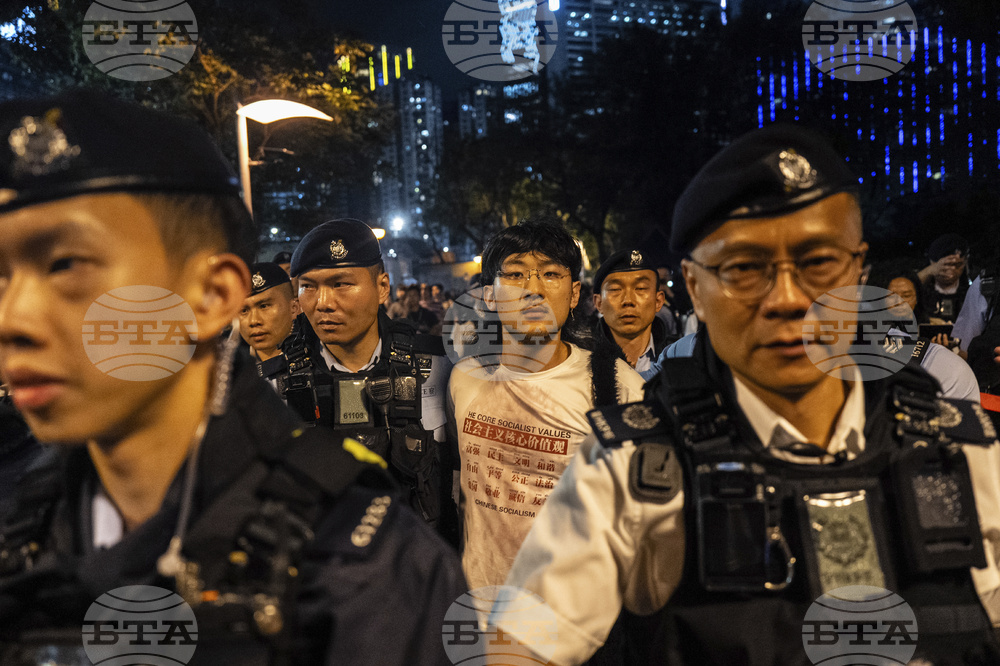 APTOPIX Hong Kong Tiananmen Anniversary