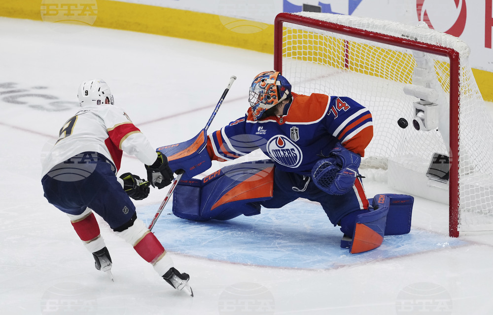 Stanley Cup Panthers Oilers Hockey