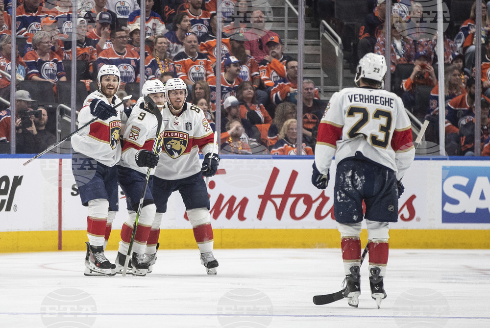 Stanley Cup Panthers Oilers Hockey