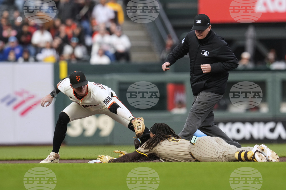 Padres Giants Baseball