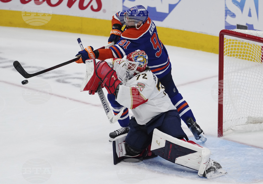 Stanley Cup Panthers Oilers Hockey