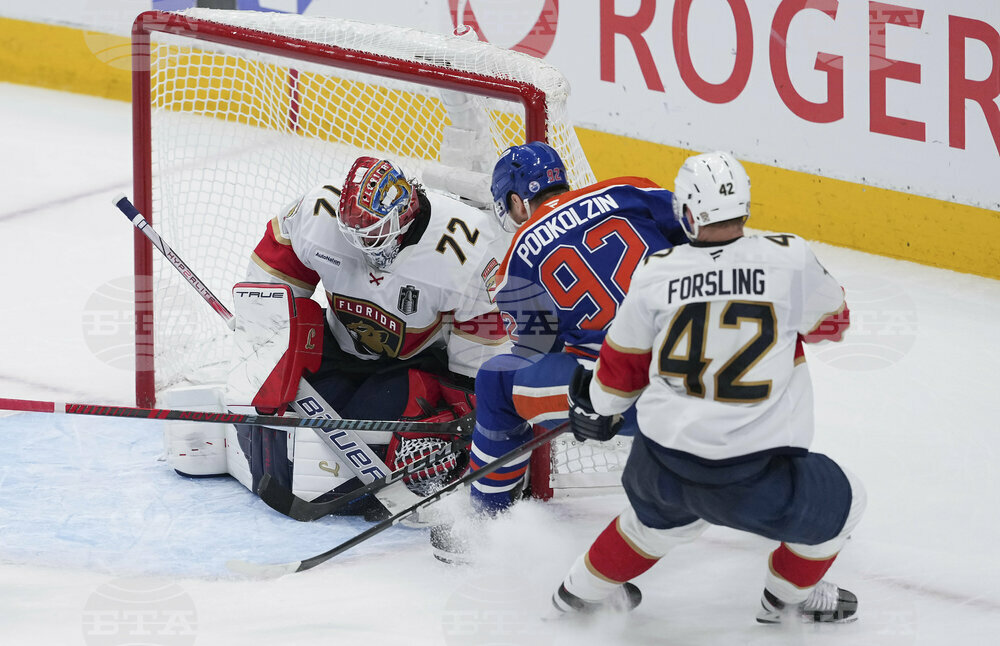 Stanley Cup Panthers Oilers Hockey