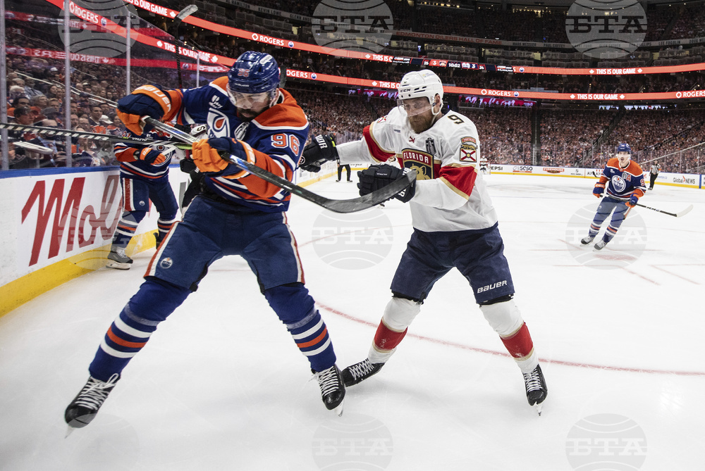 Stanley Cup Panthers Oilers Hockey
