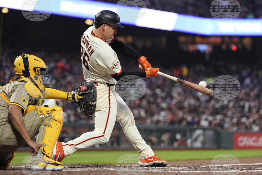 Padres Giants Baseball