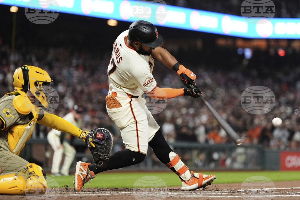 Padres Giants Baseball