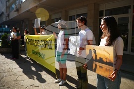 Министерство на енергетиката - Грийнпийс - протест