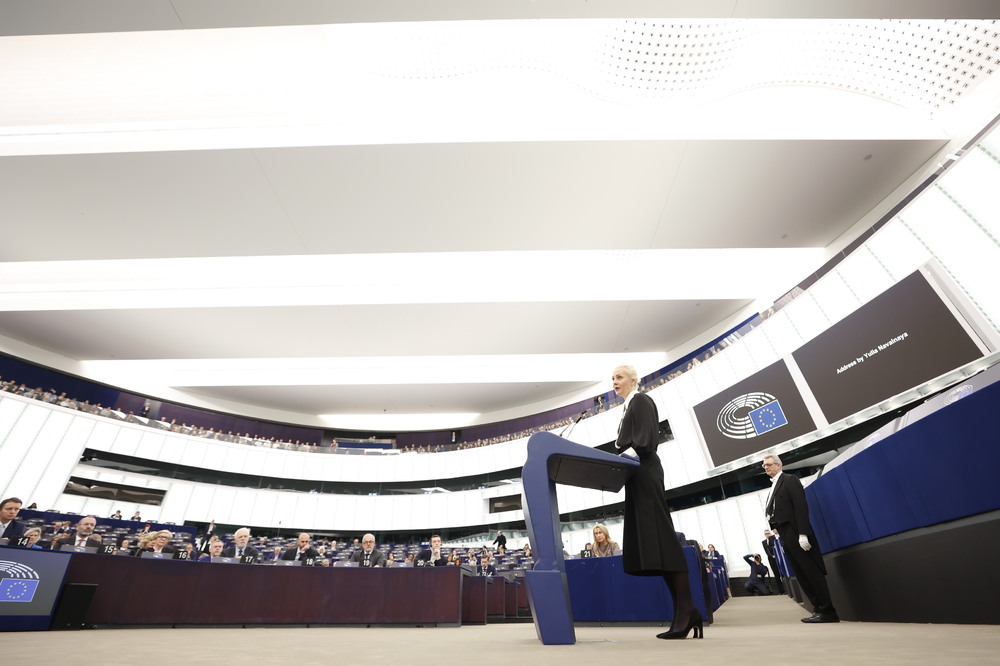 Готови сме за дълга борба до победа над Путин, каза Юлия Навална пред евродепутати в Брюксел