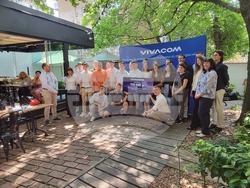 "Виваком" дари 120 000 лева на Сдружението на олимпийските отбори по природни науки. Снимка: Димитрина Ветова/БТА  