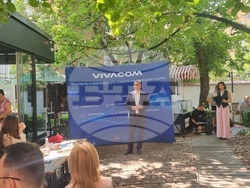 "Виваком" дари 120 000 лева на Сдружението на олимпийските отбори по природни науки. На снимката: Николай Андреев - главен изпълнителен директор на "Виваком". Снимка: Димитрина Ветова/БТА