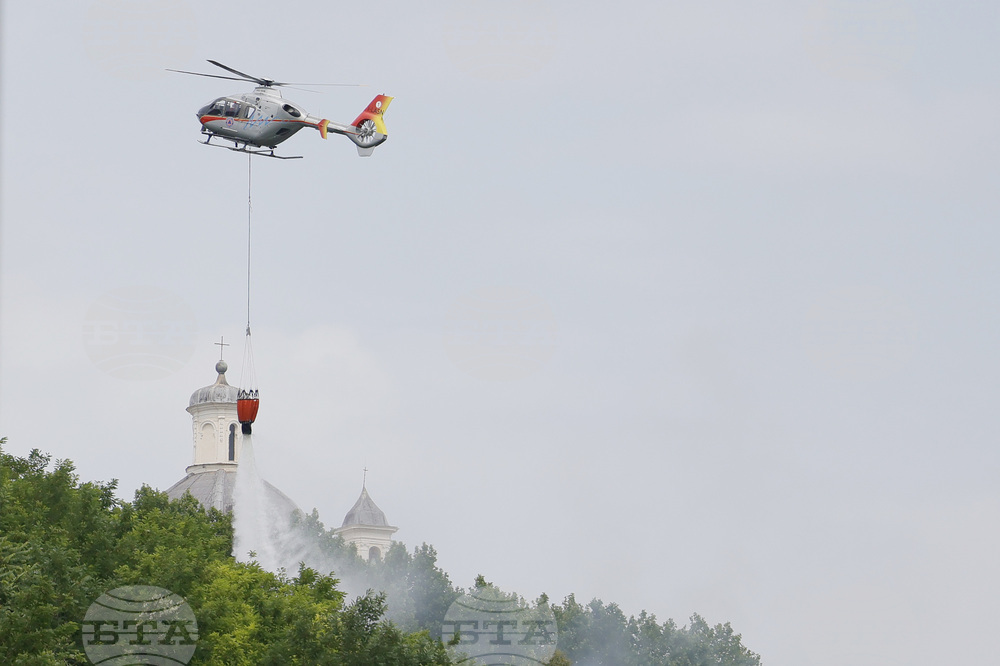 Italy Fire Montemario Rome
