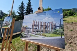 Село Лозен - първа копка - нов корпус на 201-во ОУ "Св. св. Кирил и Методий"