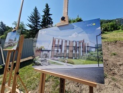 Село Лозен - първа копка - нов корпус на 201-во ОУ "Св. св. Кирил и Методий"