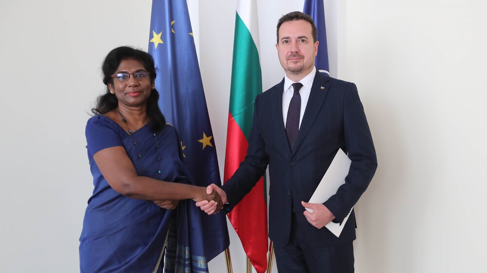 Deputy Foreign Minister Pavlov Receives Credentials of Sri Lanka Ambassador to Bulgaria