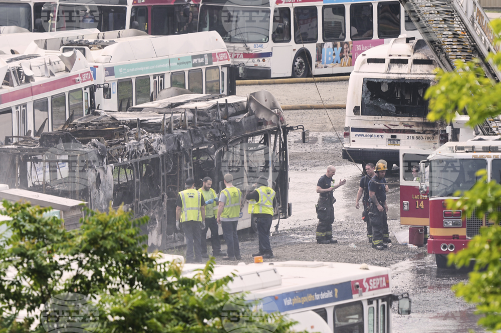 Philadelphia Buses Fire
