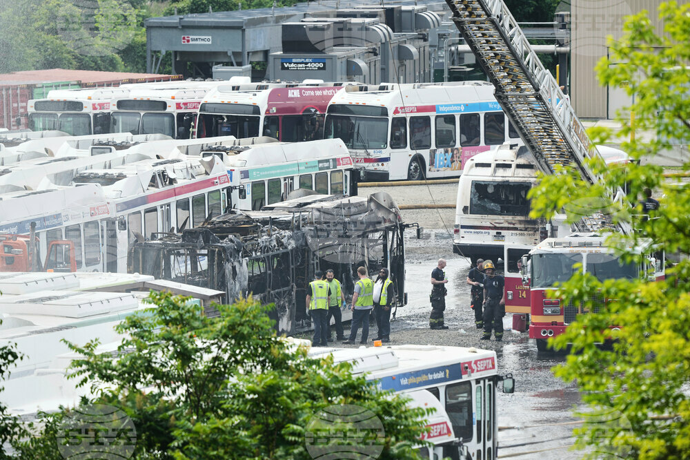 Philadelphia Buses Fire