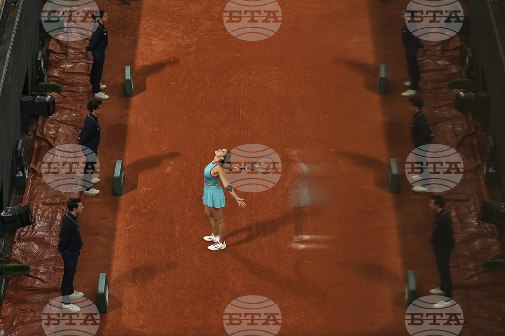 APTOPIX French Open Tennis