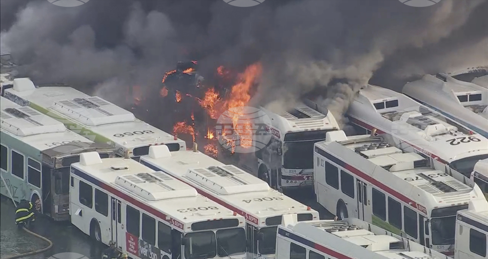 Philadelphia Buses Fire
