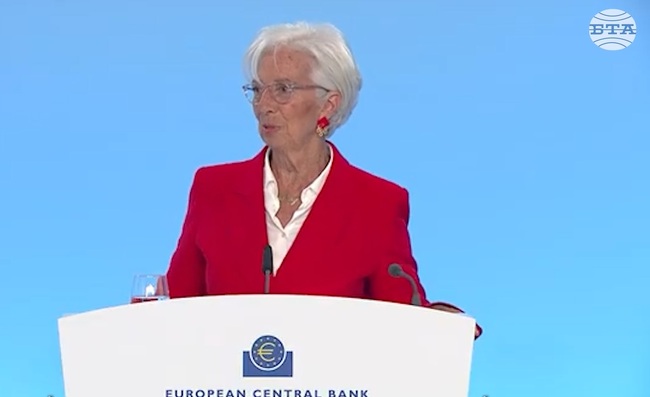 ECB President Lagarde: It Is Highly Likely Bulgaria Will Become 21st Eurozone Member, but European Council Has to Decide