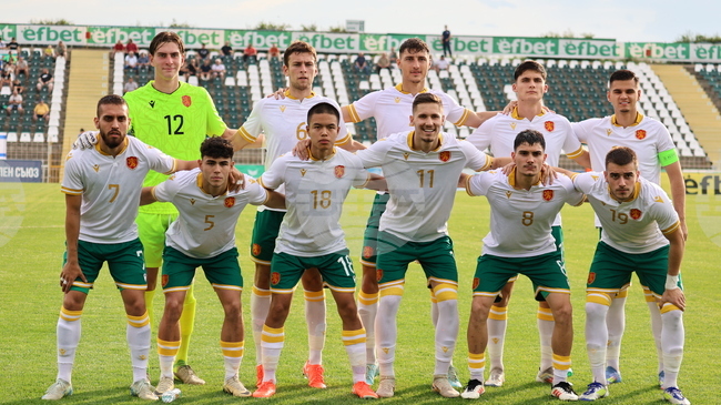 Младежкият национален тим на България по футбол отстъпи на Шотландия в Европейска квалификация