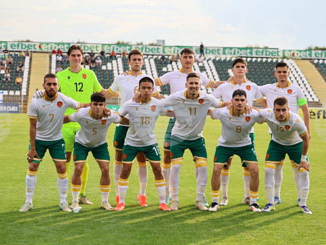 Младежкият национален тим на България по футбол отстъпи на Шотландия в Европейска квалификация