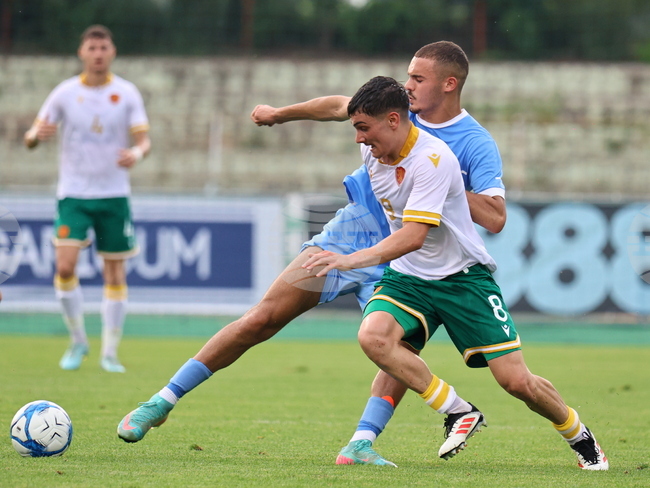 Националният отбор на България до 21 години загуби от Израел в контрола в Пазарджик