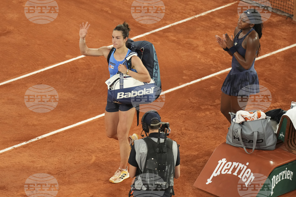 APTOPIX French Open Tennis