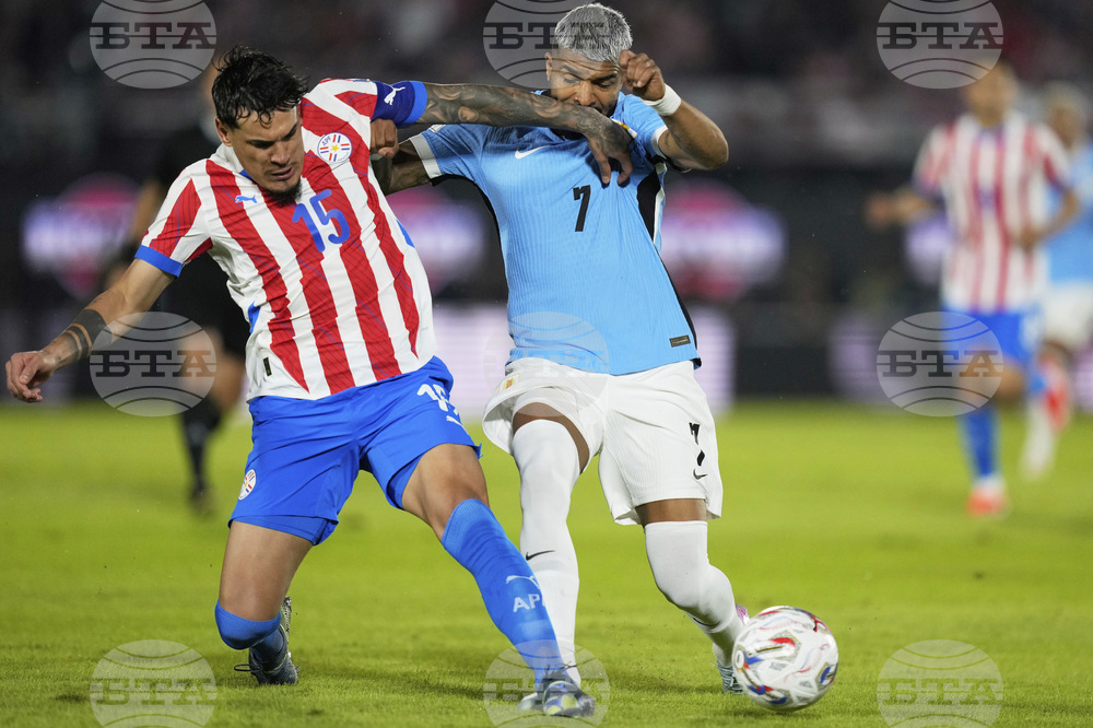 Paraguay Uruguay WCup Soccer