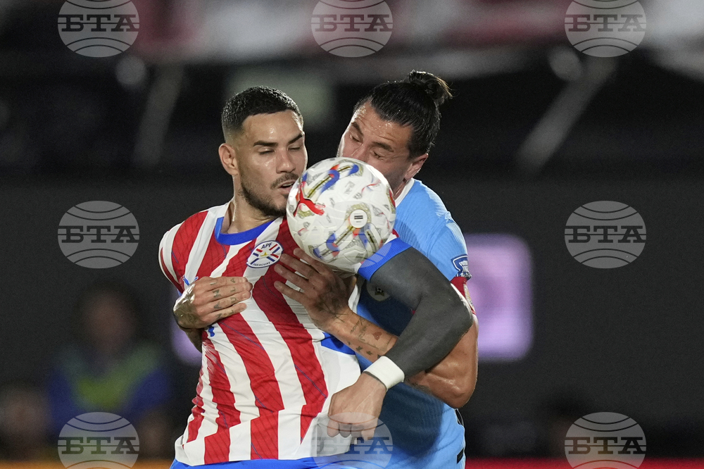 Paraguay Uruguay WCup Soccer