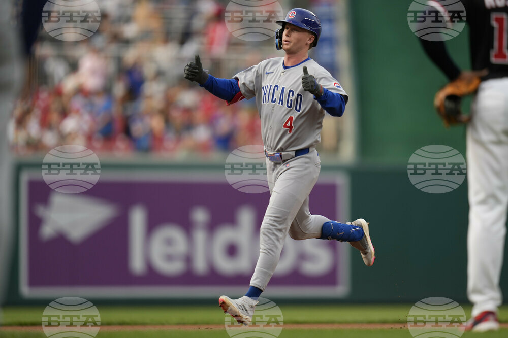 Cubs Nationals Baseball