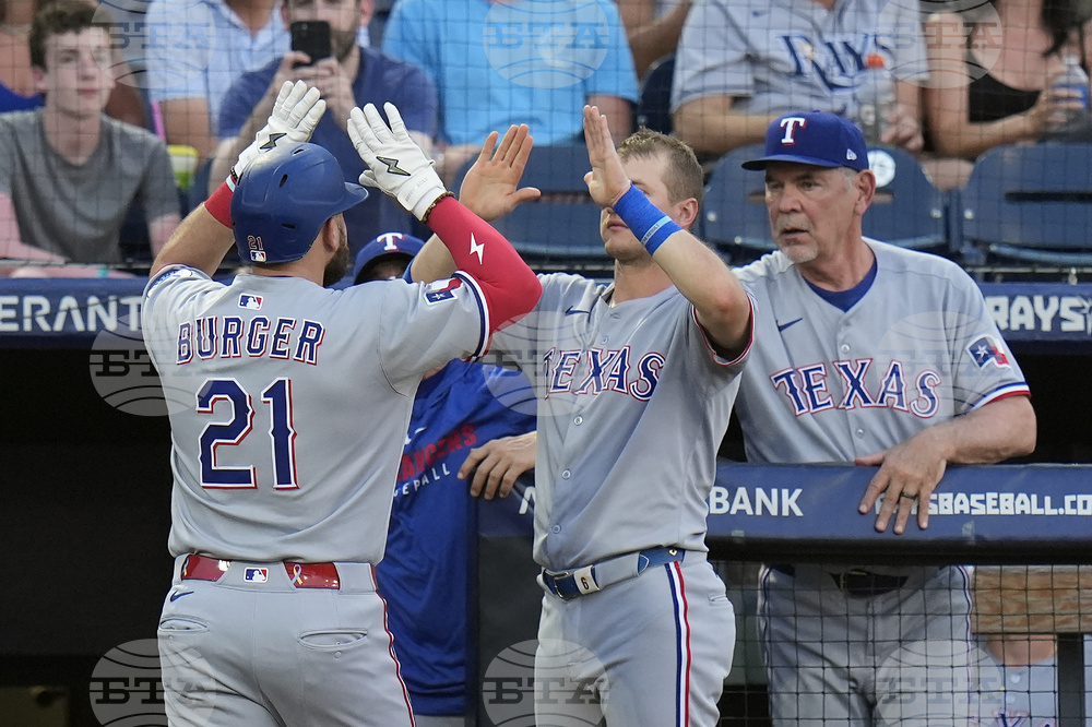 Rangers Rays Baseball