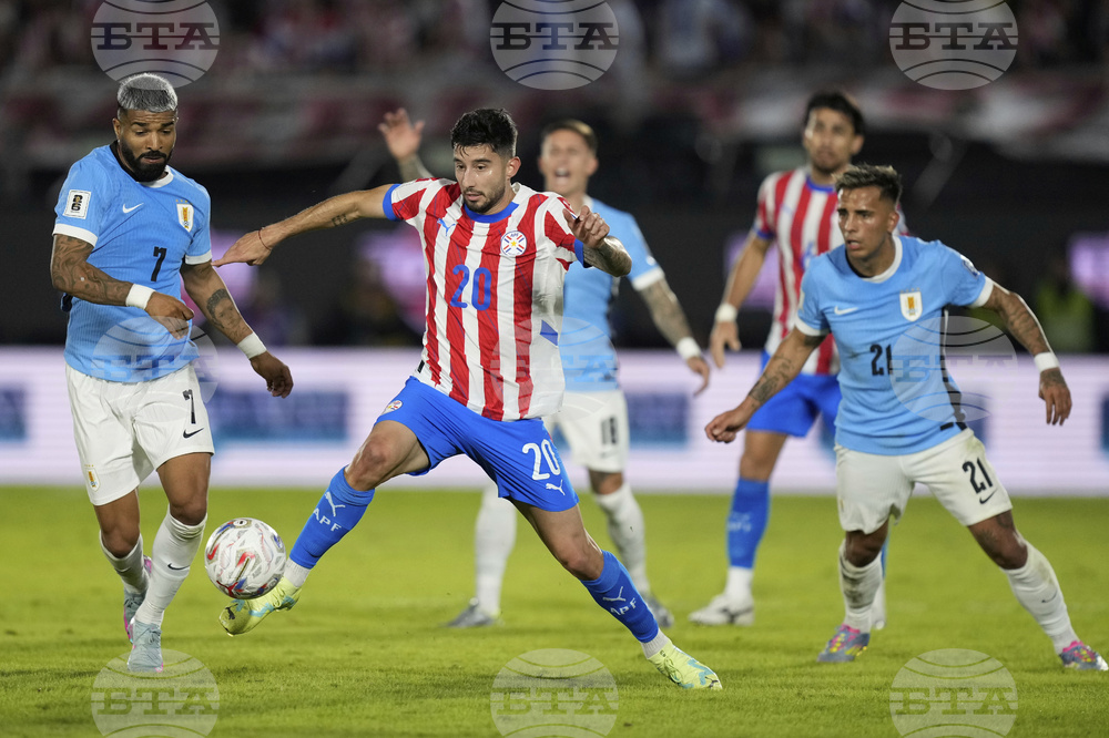 Paraguay Uruguay WCup Soccer