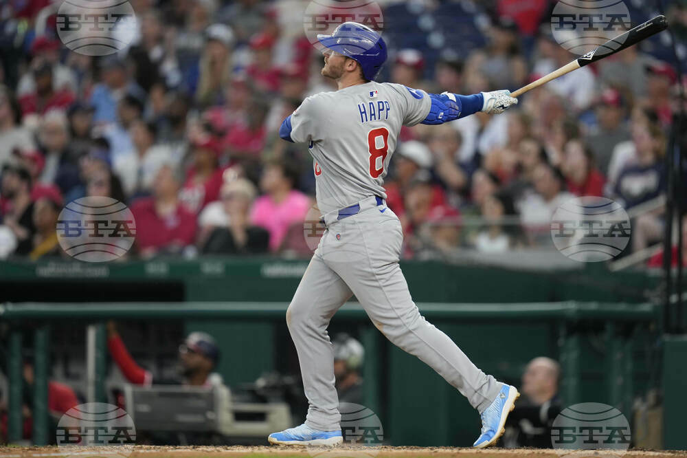Cubs Nationals Baseball
