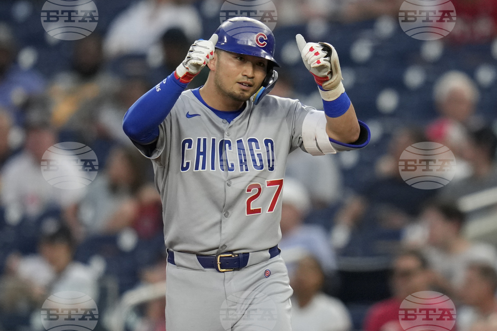Cubs Nationals Baseball