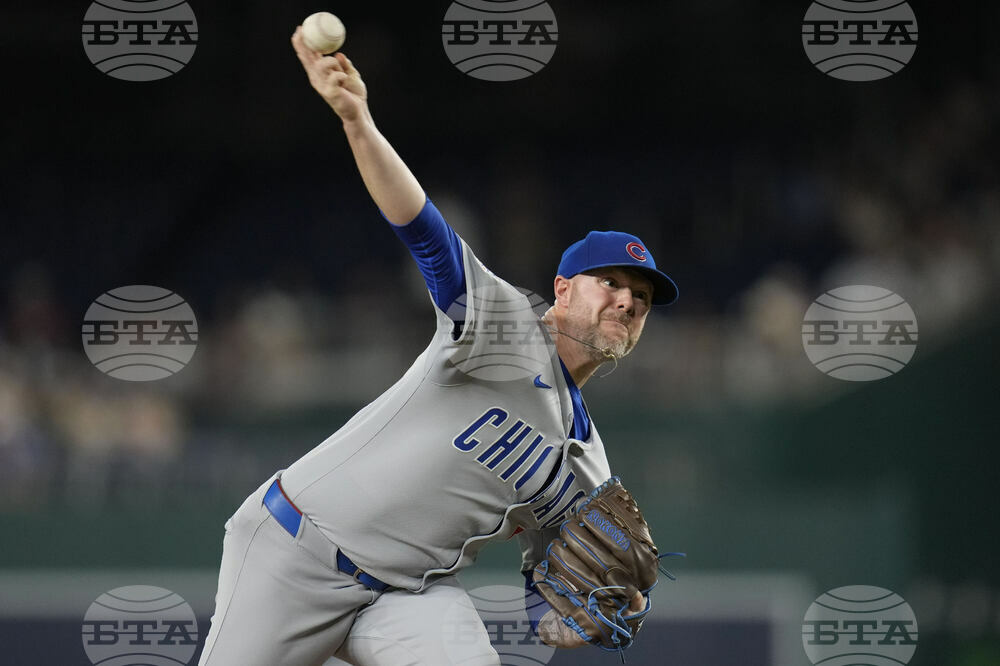 Cubs Nationals Baseball