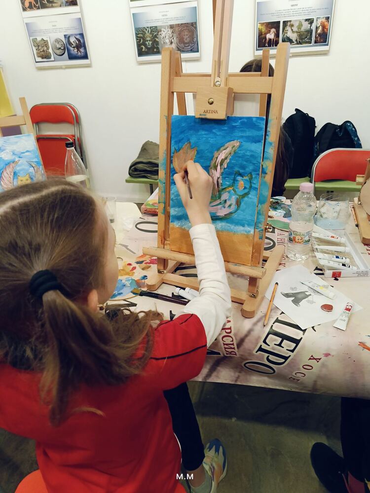 С изложба на детски рисунки приключи образователен проект на художествената галерия в Сливен