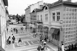 Улица „Търговска” във Враца през 1986 година