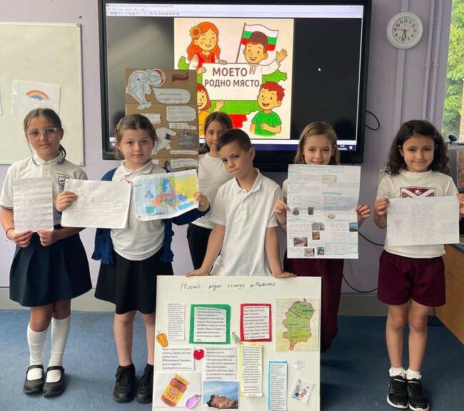 Второкласници от училище „Българче“ в Лондон представиха свои проекти на тема „Моето родно място“