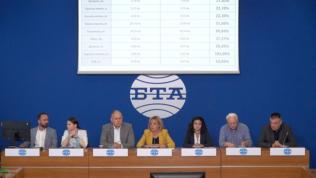 Пресконференция на тема: „Представяне на закон "Антиспекула" и мерки за контрол на цените“ 