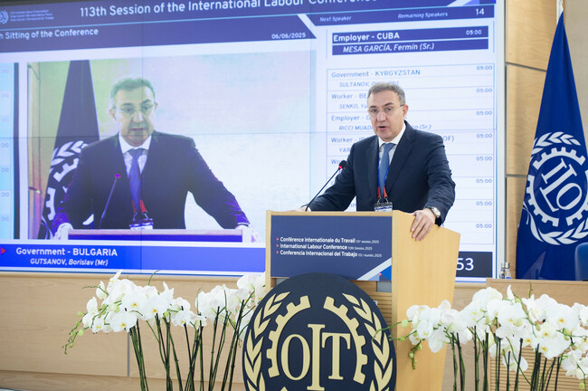 Labour and Social Policy Minister at International Labour Conference: Work Is Key to Overcoming Inequalities
