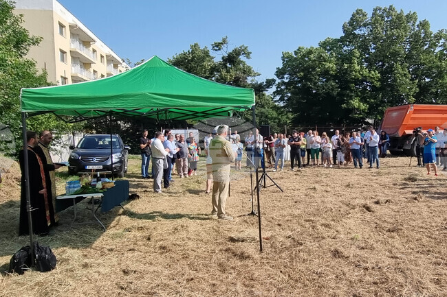 Русе - Водно-рехабилитационен център - първа копка