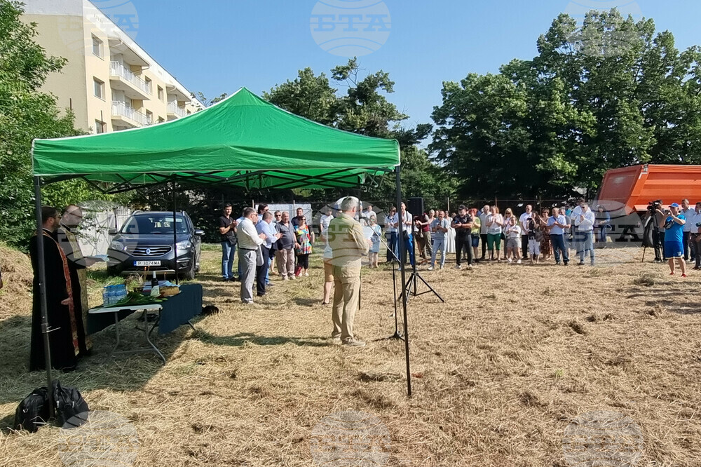 Русе - Водно-рехабилитационен център - първа копка
