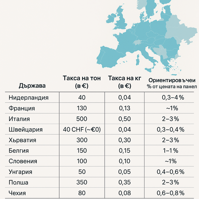 Според проучване на БАСЕЛ българската екотакса на соларната индустрия става една от най-високите в ЕС