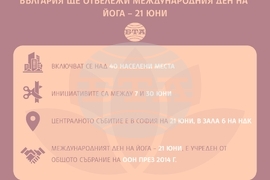България ще отбележи Международния ден на йога - 21 юни