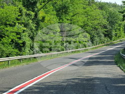 Село Черноочене - маркировка - гъвкави ограничители 